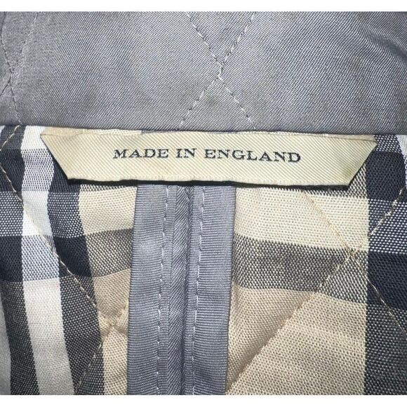 Authentic BURBERRY Grey Diamond Quilted Nova Check Utility Jacket Size S - Picture 11 of 15